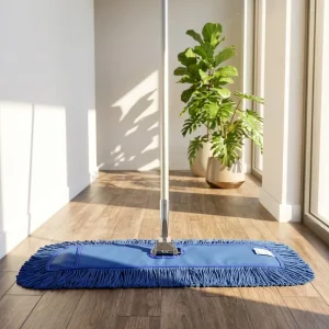 Wide Cotton Yarn Dust Mop for Universal Threaded Rod Commercial Lobby Cleaning
