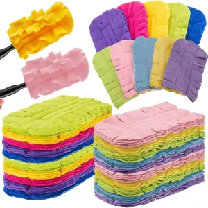 Window Blinds Cleaner Duster Brush Replaceable Microfiber Duster Refill Fleece Refills Hand Floor Cleaning Reusable Duster