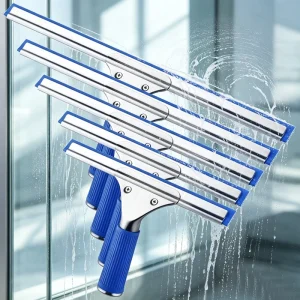 Window Squeegee Cleaning Tool Glass Wiper Scraper Shower Squeegee Mirror Car Rubber Blade Hotel Household