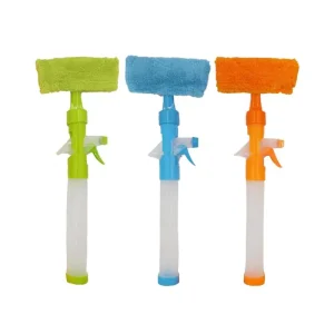 Window Squeegee and Cleaner Spray for Windows