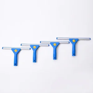 Window Squeegee with Stainless Steel Telescopic Handle Connectable Long Glass Cleaning Wiper Scraper