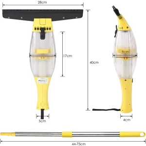 Window Washer Bottle Car Window Cleaner Electric Mop Vacuum Cleaner Cleaning Kit Shower Squeegee for Glass Doors Windows