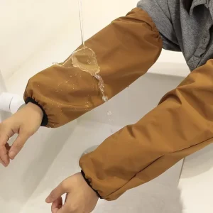 Winter Sleeve Covers Protectors Oversleeve Dirt-Resistant Waterproof Stylish Korean Style Polyester Home Kitchen Daily Use