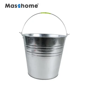 Wire Handle Anti Rust Iron Water Buckets Outdoor Garden Car Wash Pail Water Stainless Galvanized Bucket