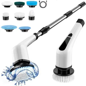 Wireless Electric Cleaning Brush 7 in 1 Long Handle Retractable Electric Mop Electric Spin Scrubber