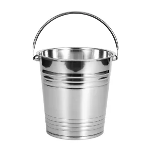 With Magnetism Stainless Steel Ice Bucket Comfortable Handle Bar Ware Chiller Ice Bucket Affordable Beverage Bucket Picnic