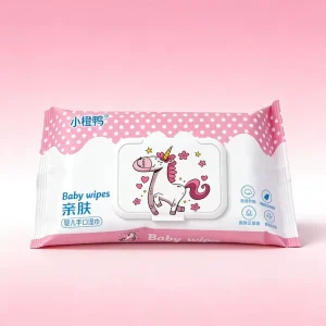 Without Alcohol Wet Baby Wipes Disposable Soft Organic Baby Wet Wipes Large for Hands Mouth Cleaning
