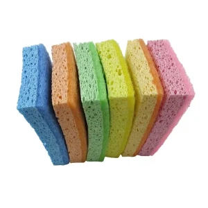 Wood Pulp Cotton Sponge Scouring Pad Kitchen Sponge Dish Towel