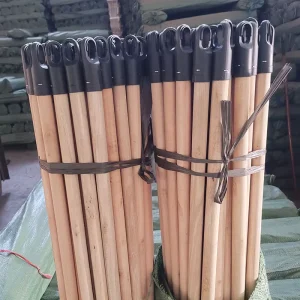 Wooden Broom Stick, Outdoor Broom Handle, 1.2m Long, 22mm Thickness, Wooden Mop Handle