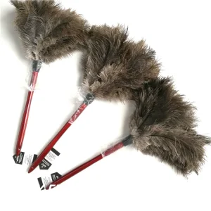 Wooden Handle Large Size 60cm Ostrich Feather Decoration Duster for Car Home Clean