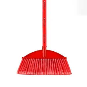 Wooden Handle Plastic Broom Dustpan Set Outdoor Sanitation Lightweight Durable Eco Friendly Unflagged Bristle Cleaning Tool