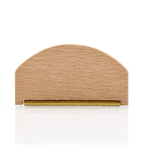 Wooden Lint Roller Clothes Brush Wooden Cashmere Comb Portable Sweater Wool Comb with Eco Friendly