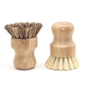 Wooden Scrub Dish Brush Non Scratch Bamboo Cleaning Brush Cleaning Tool Kitchen Cleaning Brush Kitchen Dish Scrubber for Pan Pot