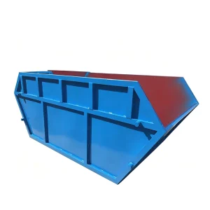 Worksite Waste Recycling Bin Outdoor Industrial Skip Bin for Garbage Transport Temporary Storage High Efficiency Safety Long