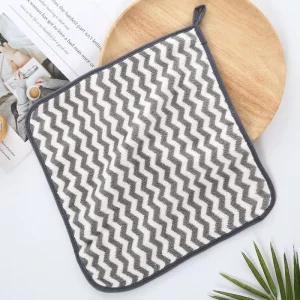 Woven Microfiber Quick-Dry Kitchen Towels Dish Cloth