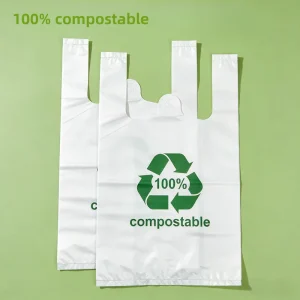 XC-BIO Biodegradable Customizable 55-60 Gallon Large Volume Black PLA Commercial & Household Trash Bags