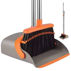 Yuanyang Stainless Steel Brooms Pp Dustpans Set Durable Broom With Dustpan Brush for Efficient Floor Cleaning