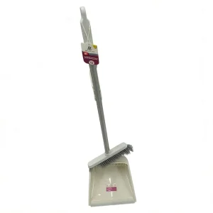 Z Soft Broom and Dustpan Set for Home Hair Removal Non Stick Dustproof Soft Bristles