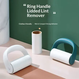 ZT2065 Manual Roller Type Tear Off Lint Remover Household Clothes Brush with Lint Suction Device for Clothing and Hair Removal