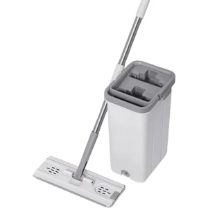 Zetter New Easy Washable Hands free 2 Pads Flat Mop for Russia Market