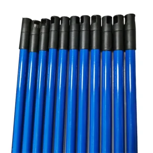 a Grade Household Items China Iron Broom Stick Vassoura Metal Handle Magic Broom and Dustpan Set CLEAN