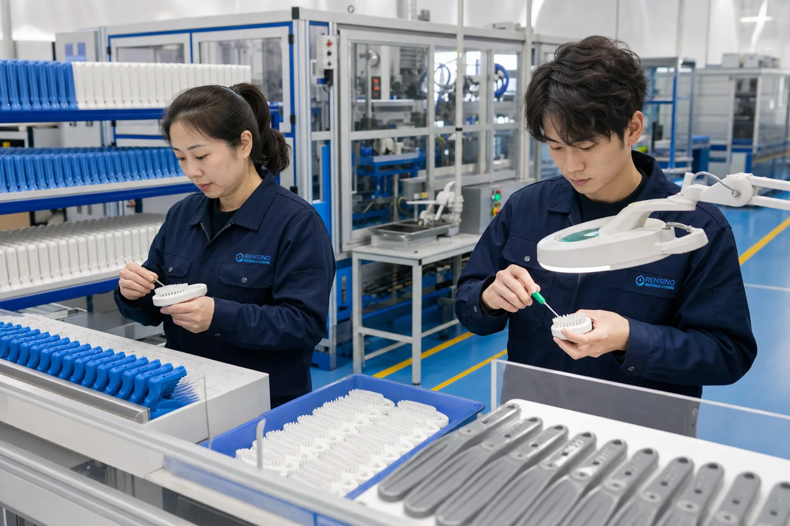 Brush Component Production - representative capability visual