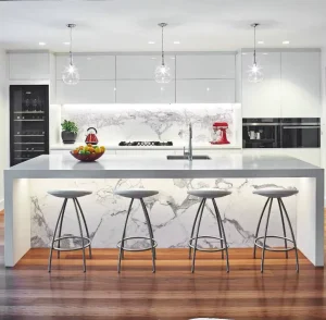 full kitchen with kitchen furniture set lacquer finish