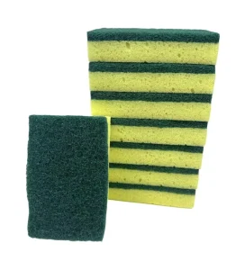 manufacturers Kitchen Sponge Double sided Cleaning Scrubber Cleaning Sponge For Dish Cleaning