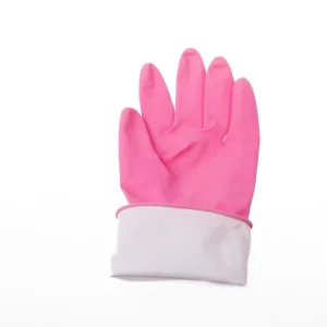 spray lined latex household gloves rubber gloves wash gloves
